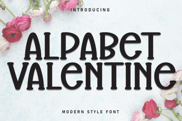 Alpabet Valentine: A Handwritten Display Font for Creative Projects