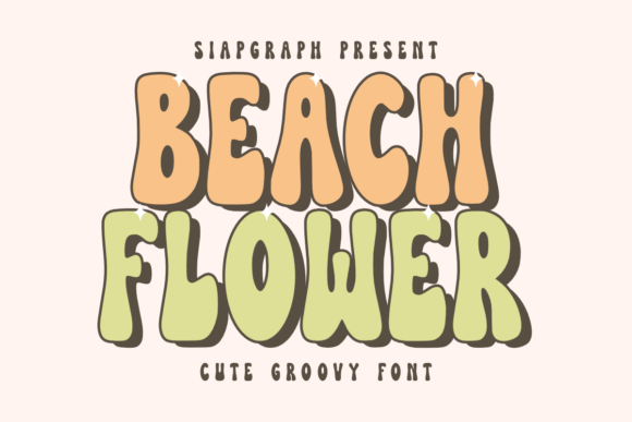 Beach Flower: A Practical Evaluation of Retro Bubble Typography