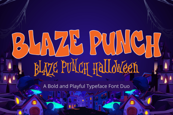 Blaze Punch: A Bold Typography Duo for High-Impact Design