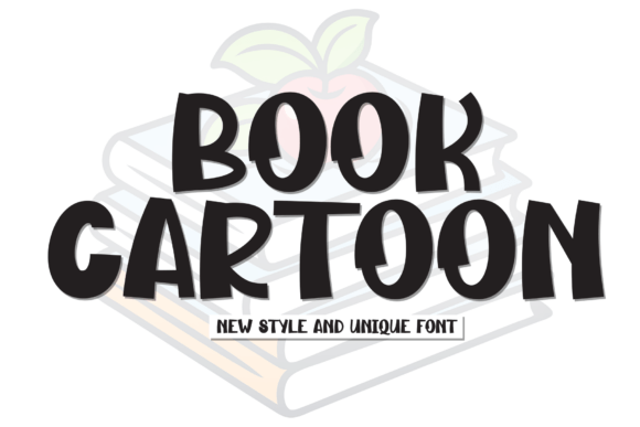 Book Cartoon: A Playful Display Font for Modern Design