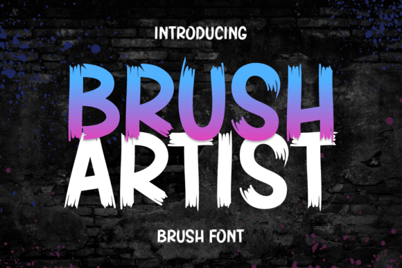Brush Artist: A Dynamic Handcrafted Typeface