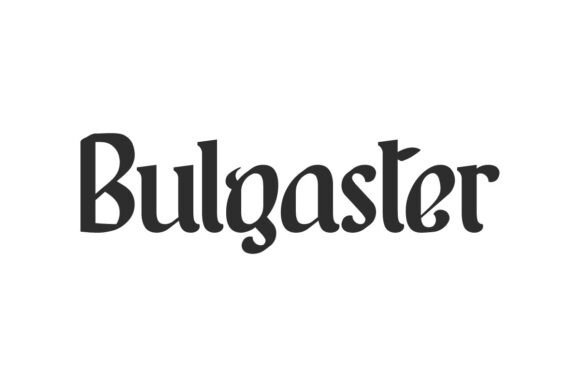 Bulgaster: A Vintage-Inspired Serif Display Font