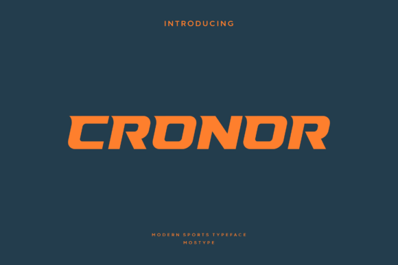 Cronor: The Bold Typography Revolutionizing Sports and Tech Branding