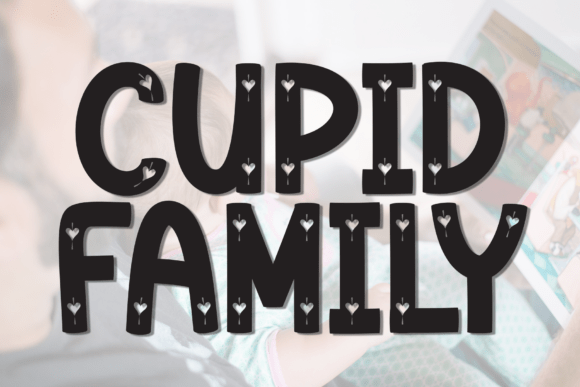 Cupid Family: The Handwritten Display Font That Brings Joy to Your Designs