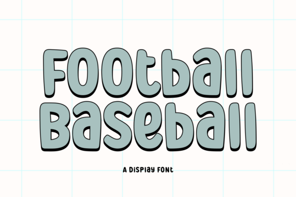 Football Baseball: Where Modern Typography Meets Authentic Sports Energy