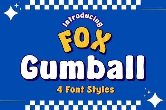 Fox Gumball: A Playful Display Font for Bold, Retro-Inspired Designs