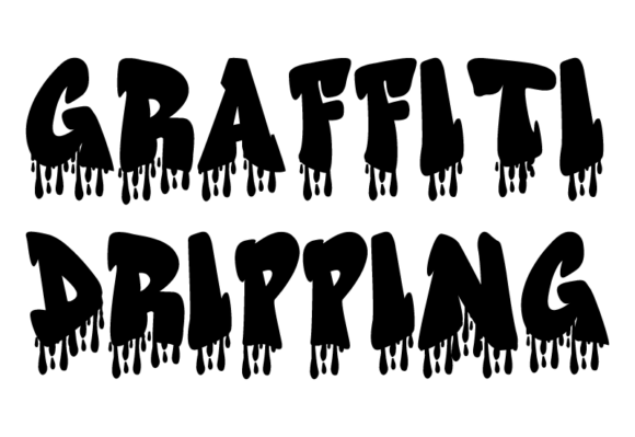 Graffiti Dripping: Capturing the Raw Energy of Street Art in Digital Design