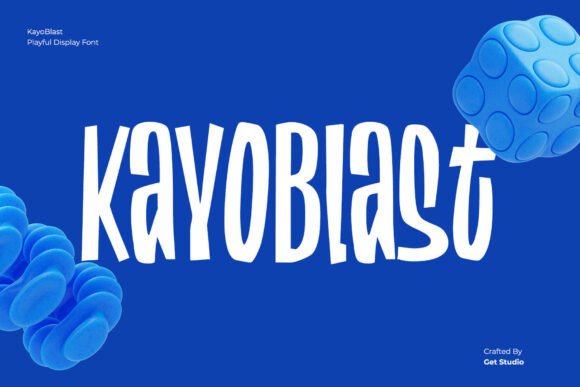 Kayoblast: The Bold, Playful Display Font That Demands Attention