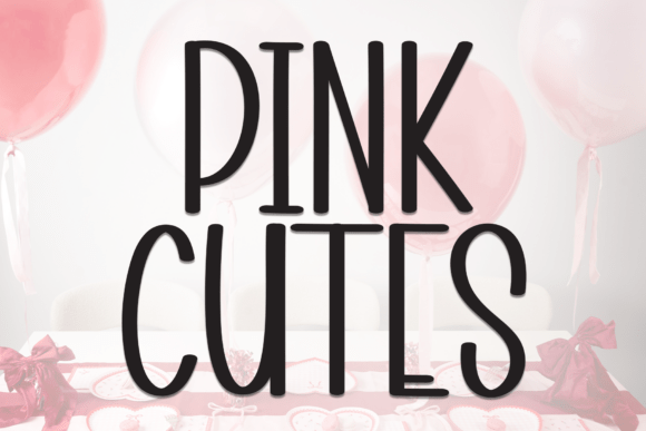 Pink Cutes: A Playful Font That Adds Joy to Every Design
