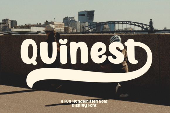 Quinest: A Bold, Playful Handwritten Display Font for Dynamic Design Workflows