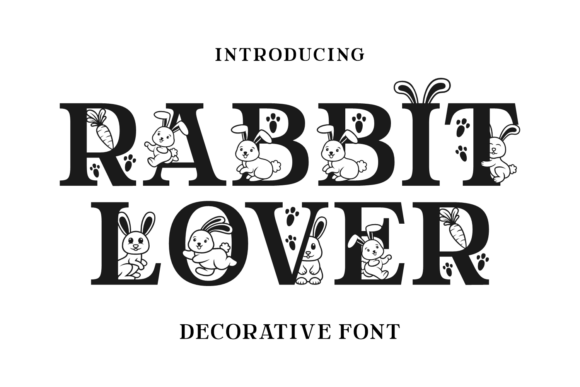 Rabbit Lover: A Whimsical Typeface for Playful Design