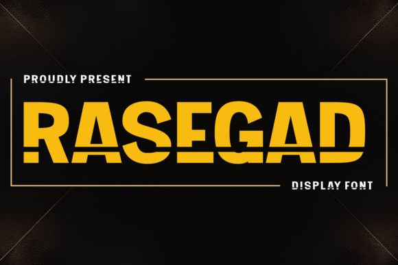 Rasegad: A Bold Typeface That Bridges Tradition and Modern Edge