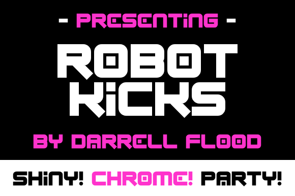 Robot Kicks: A Futuristic Font for Modern Design