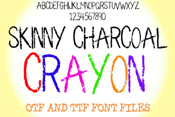 Skinny Charcoal Crayon: Elevating Digital Design with Authentic Hand-Drawn Aesthetics