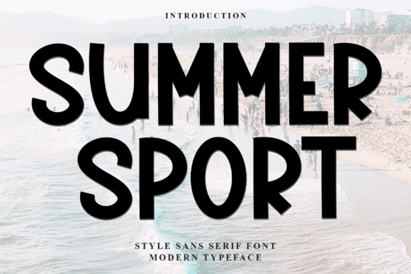 Summer Sport: A Playful Typography Choice for Warm and Friendly Designs