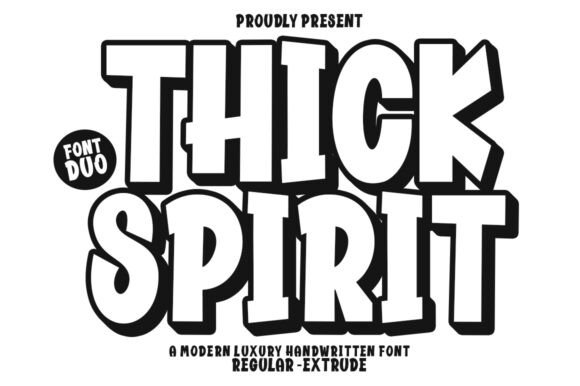 Thick Spirit: A Bold Typography Solution for the Modern Creative Economy