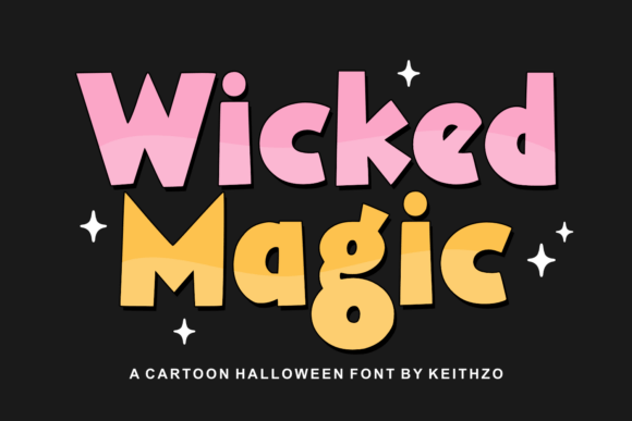 Wicked Magic: The Ultimate 90s-Inspired Halloween Typeface for Playful Design