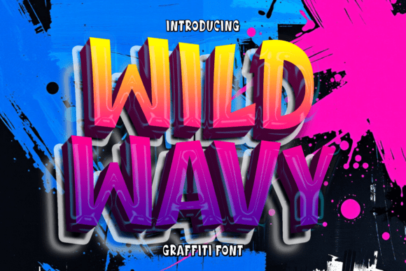 Wild Wavy: The Ultimate Graffiti Font for Urban Design